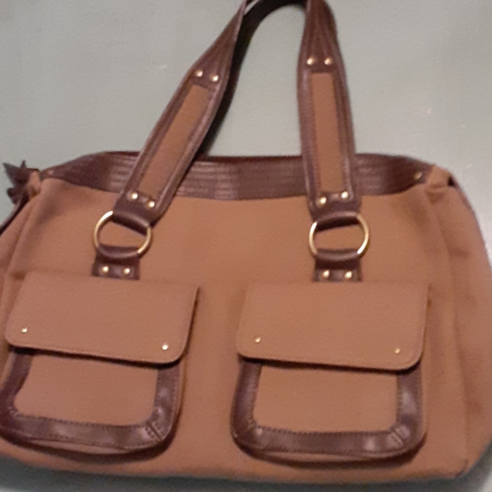 Banana republic canvas purse.